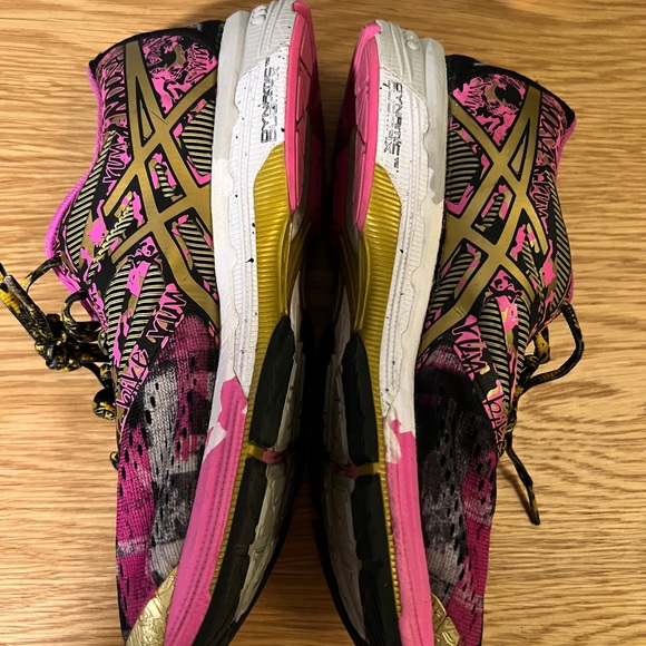 ASICS Gel Noosa Tri Women's Pink and Black Running Shoes Size 7 - Picture 3 of 7
